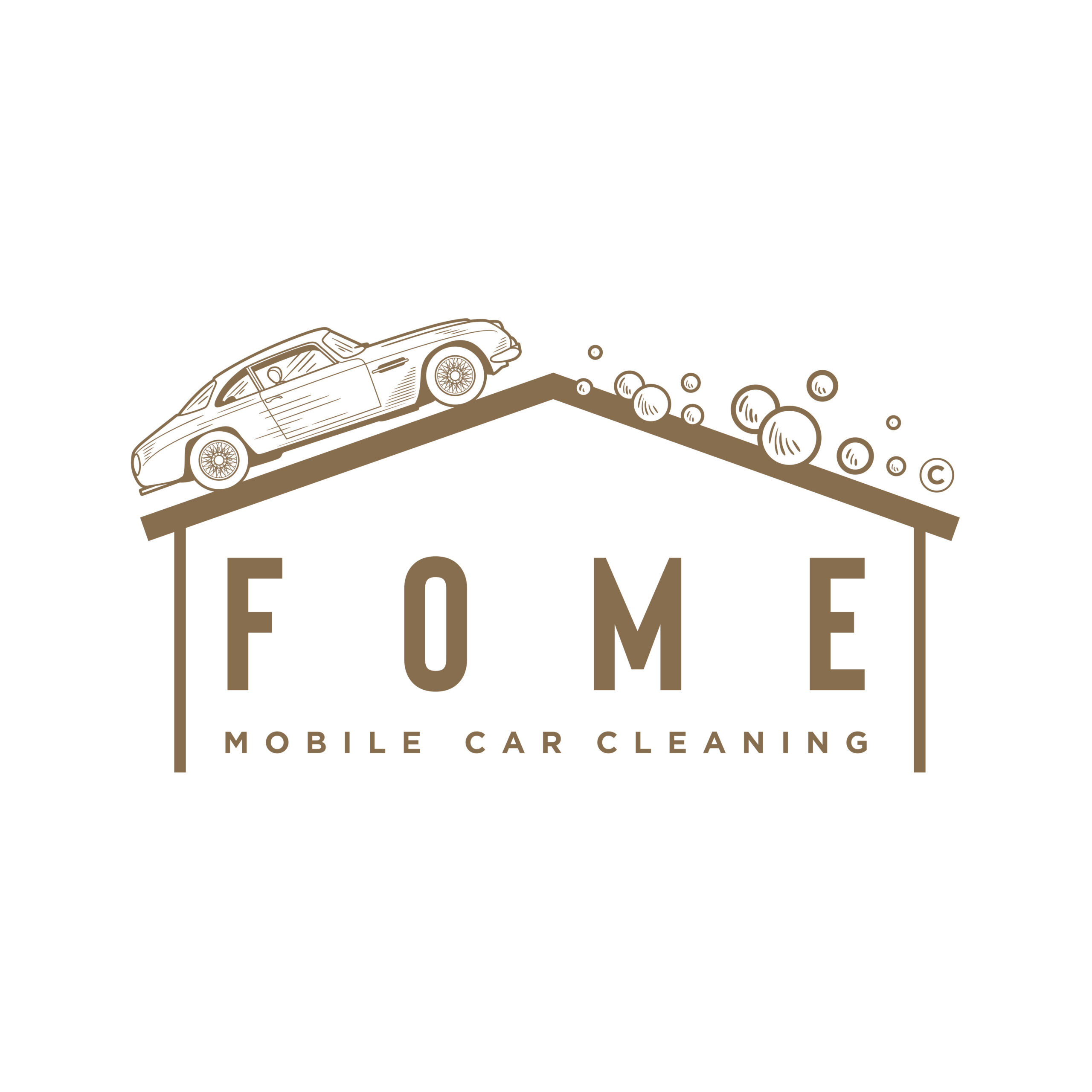 Download the FOME mobile car wash app, rated 4.9 stars on Google